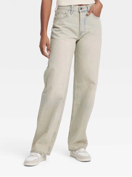 Universal Thread Denim - P121 NWT Universal Thread Women's Mid-Rise 90's Baggy Jeans - Size: 8